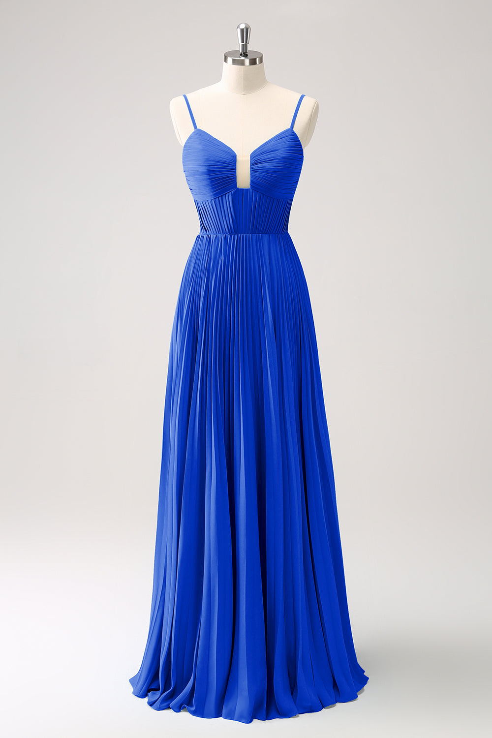 Röd A-linje Spaghetti Remmar Brudtärna Klänning