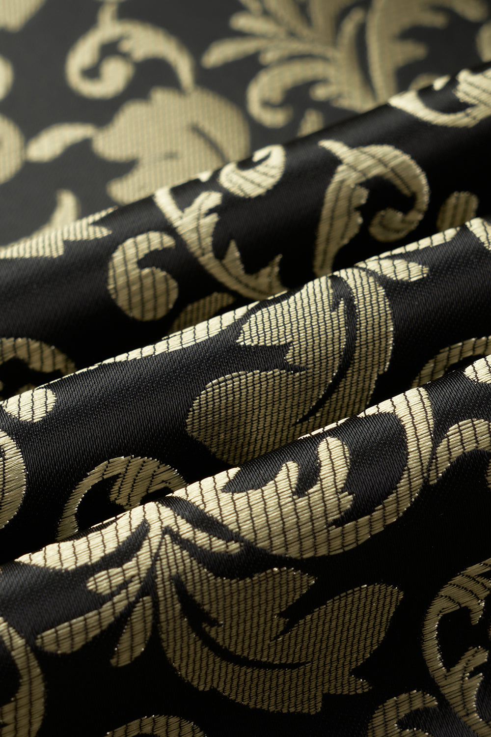 Gyllene Jacquard Sjal Kavajslag Kavaj, Herr