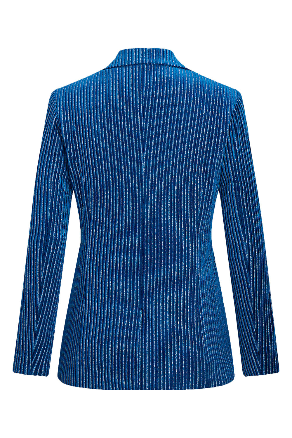 2-delad bläckblå sammet randig kvinnor balklänningar