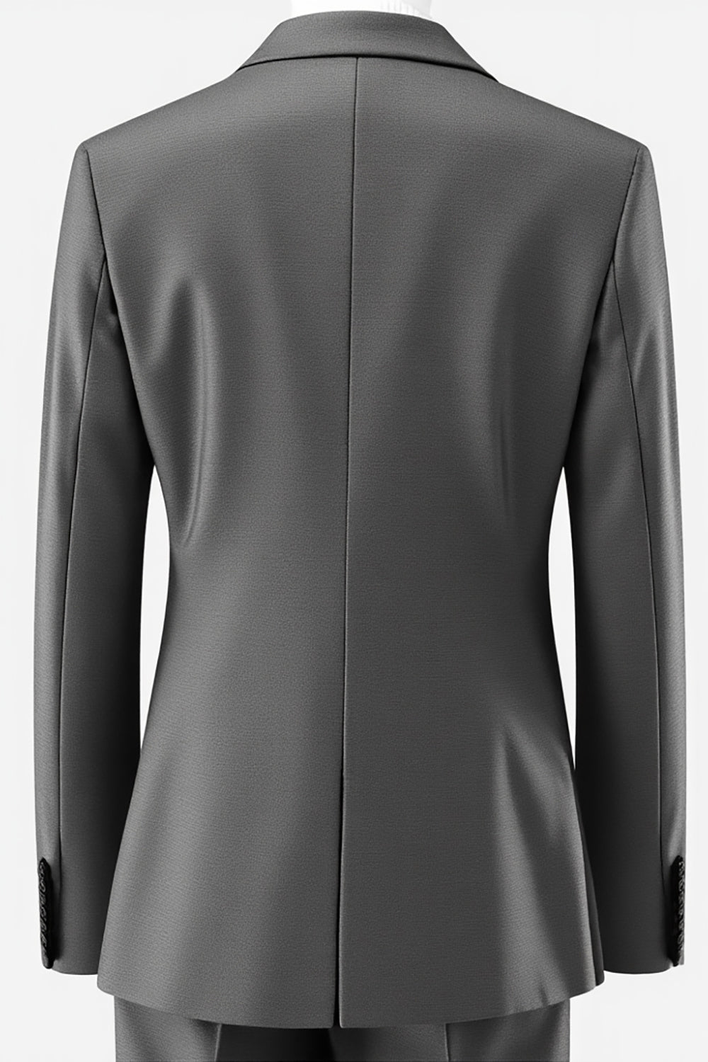 Mäns Grå Dubbelknäppt 2 stycken Notched Lapel Prom Suits