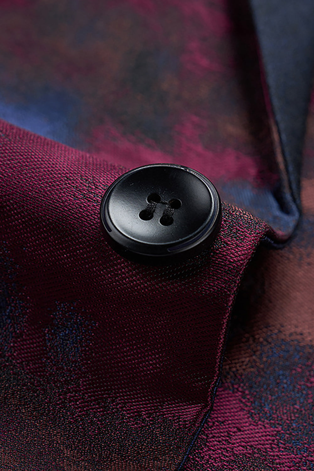 Mörk marinblå en knapp skårad kavajslag för män balkavaj