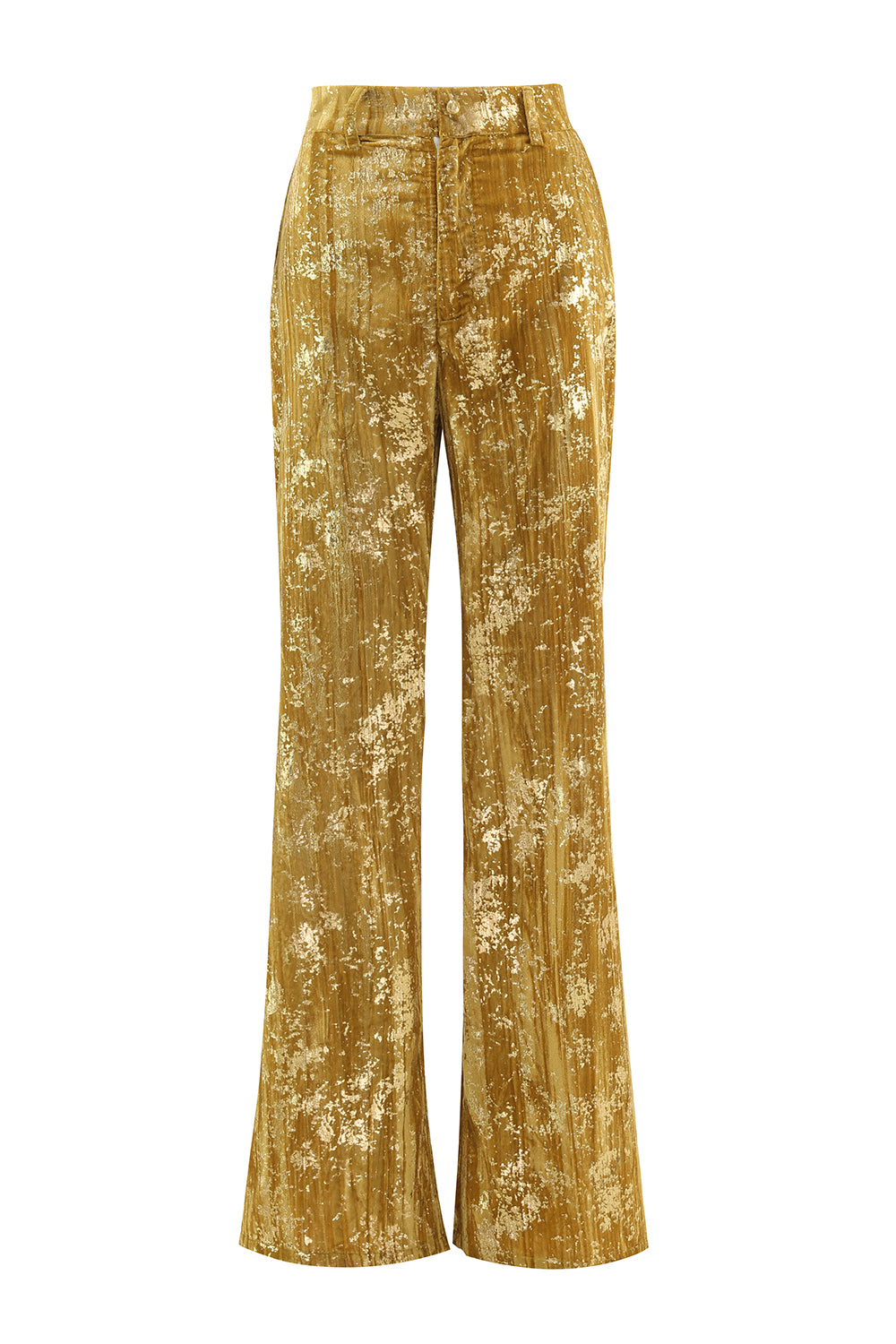 Glittrande Gul Peak Kavajslag 2 Delade Kvinnor Bal Kostymer med Ärmar