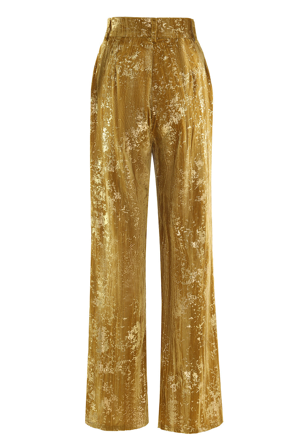 Glittrande Gul Peak Kavajslag 2 Delade Kvinnor Bal Kostymer med Ärmar