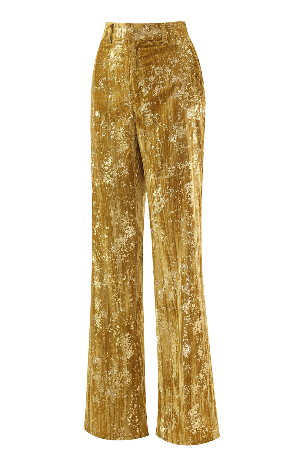 Glittrande Gul Peak Kavajslag 2 Delade Kvinnor Bal Kostymer med Ärmar