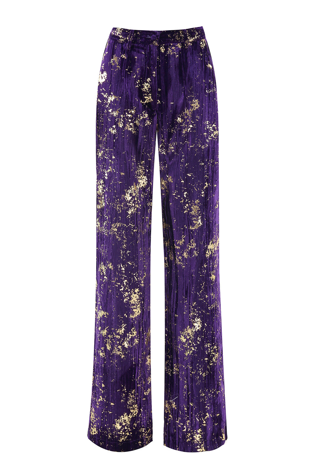 Lila 2-delad skårad kavajslag kvinnor baldräkter med ärmar