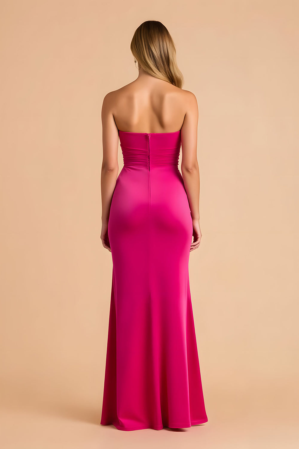 Svart Sjöjungfru Älskling Maxi Brudtärna Klänning