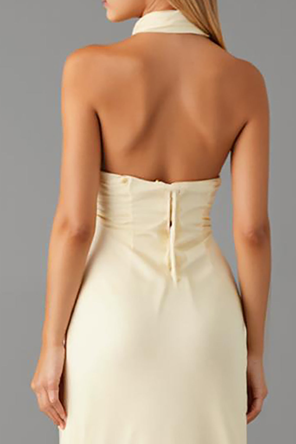 Påsklilja V-ringad Fodral Chiffong Formell Klänning