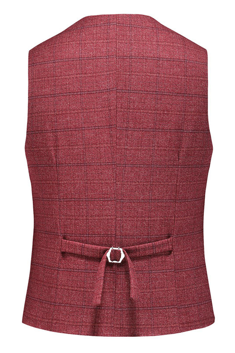 Mäns mörkblå rutiga skårade slag 3 stycken baldräkter