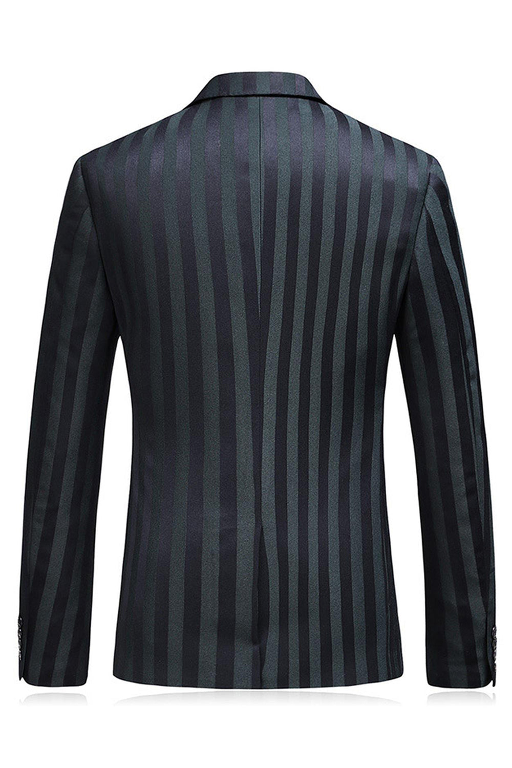 Mäns Grå, Grön, Randig, Toppiga Kavajslag 3 stycken Baldräkter