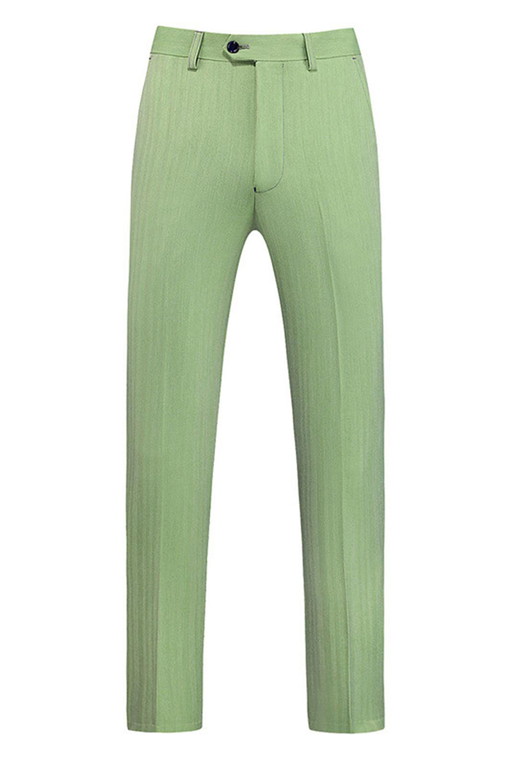 Ljusgrön Notched Kavajslag 3 stycken Mäns Formella Kostymer