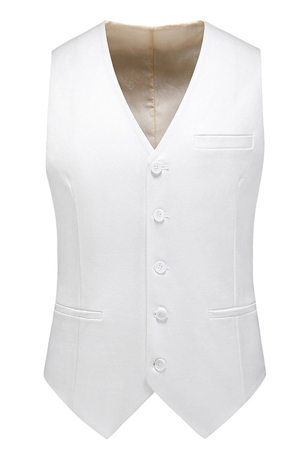 Svart Toppig Kavajslag 3 stycken Satin Baldräkter för män