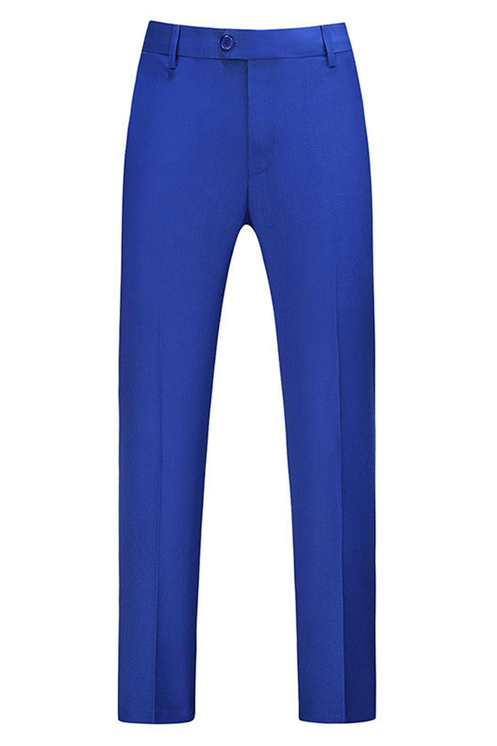 Blå skårade slag 3-delad Jacquard Baldräkter för män