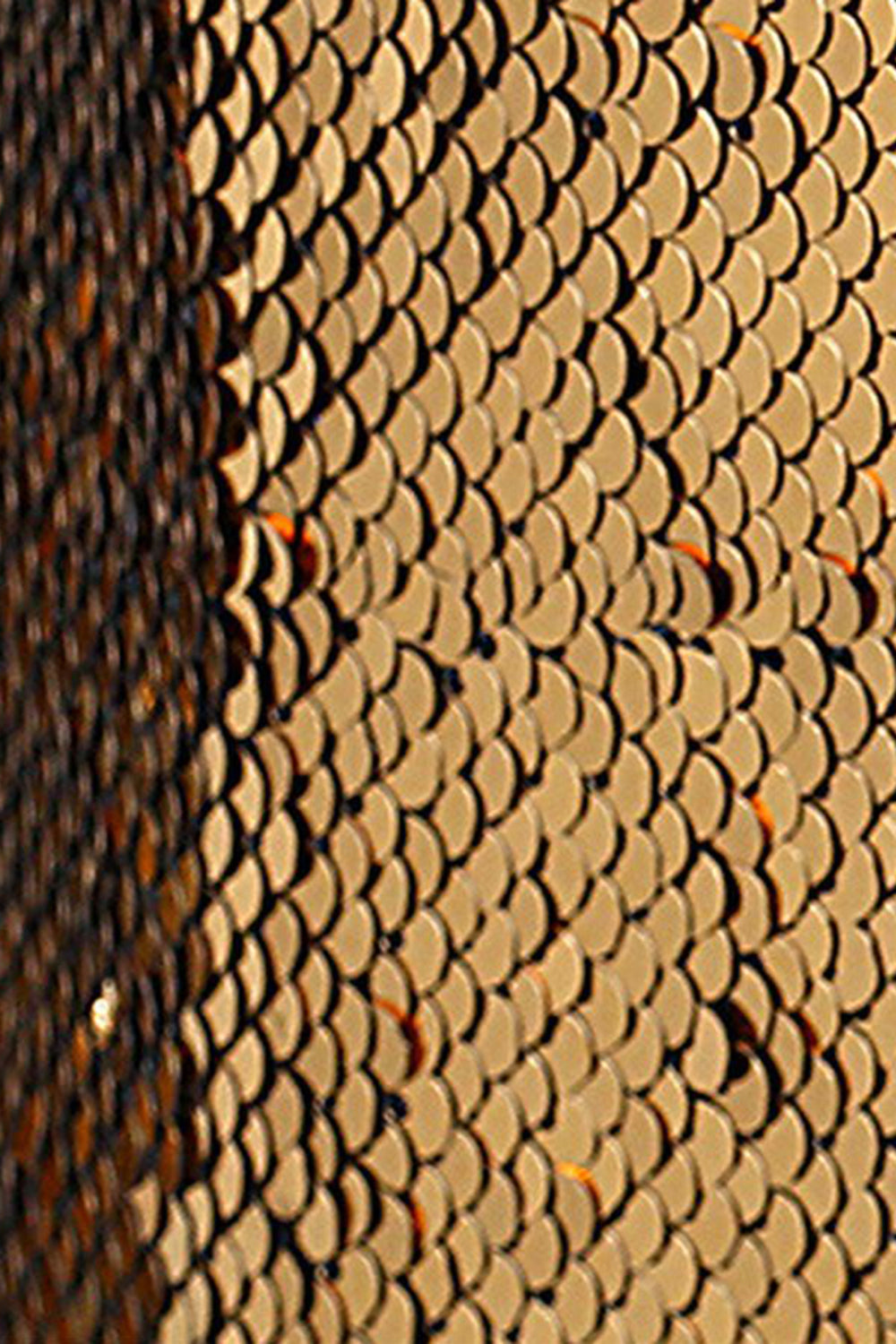 Glittrande silver och gyllene sjal kavajslag för män Prom kavaj med paljetter