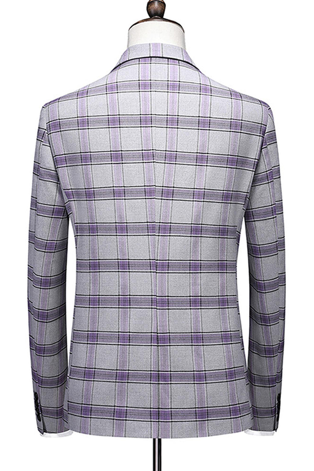 Grålila Randig 3 stycken skårade slag för män baldräkter