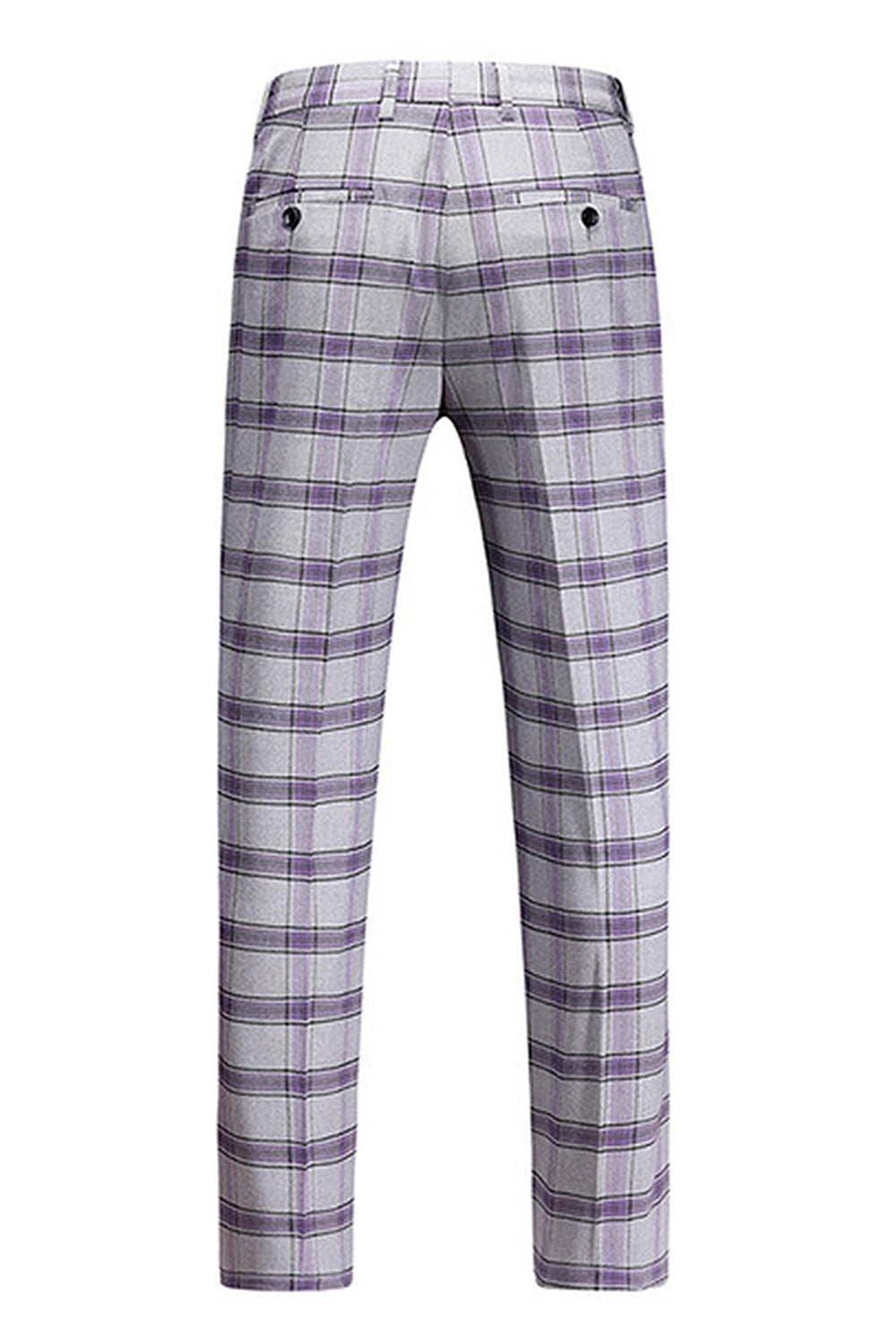 Grålila Randig 3 stycken skårade slag för män baldräkter