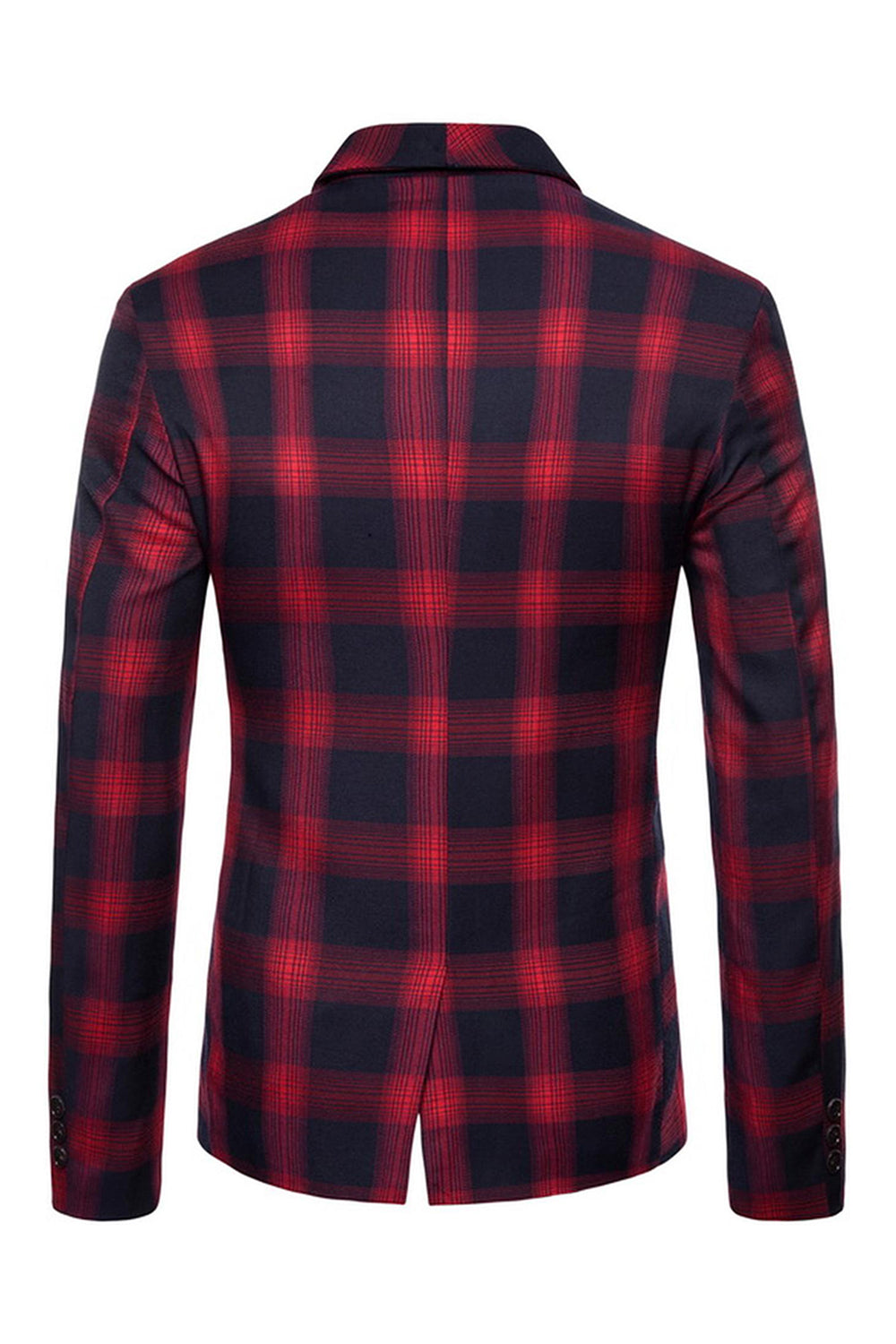 Marinblå sjal slag randig Prom kavaj för män