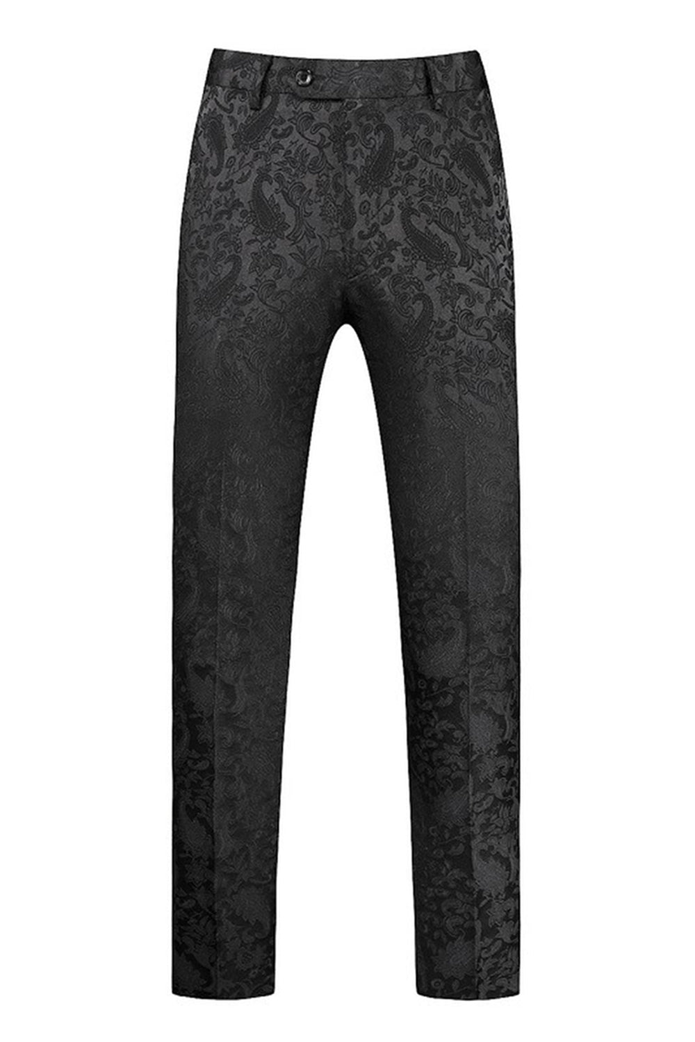 Svart Sjal Kavajslag En knapp 2-delad Herr Baldräkter