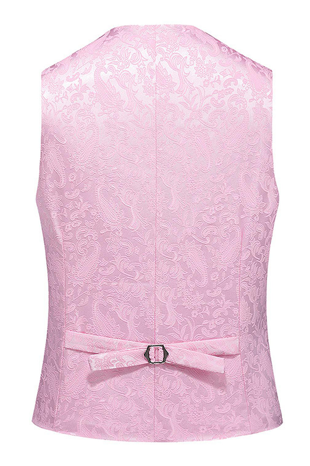 Rosa Tryck Peak Kavajslag 3-Delad Herr Bal Kostymer