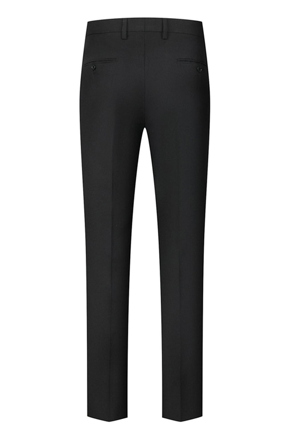 Svart Sjal Kavajslag En knapp 3-delade Män Kostymer