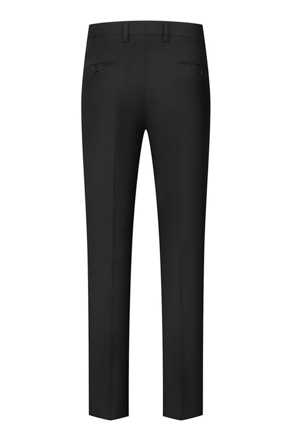 Svart Sjal Kavajslag En knapp 3-delade Män Kostymer