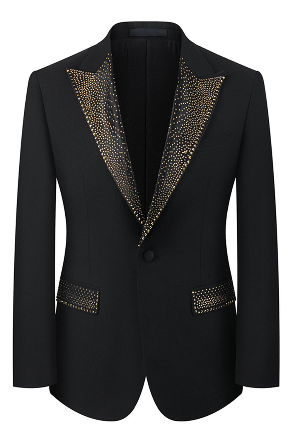 Black Peak Kavajslag Pärlstav 3-delade Män Kostymer