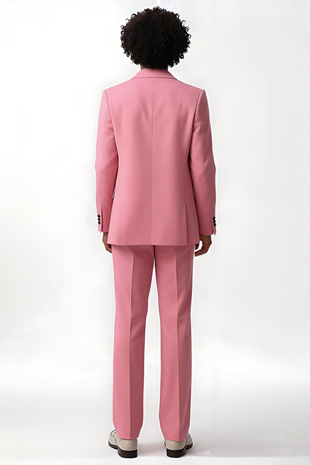 Blush Peak Kavajslag 2 Delad Enkelknäppt Män Bal Kostymer