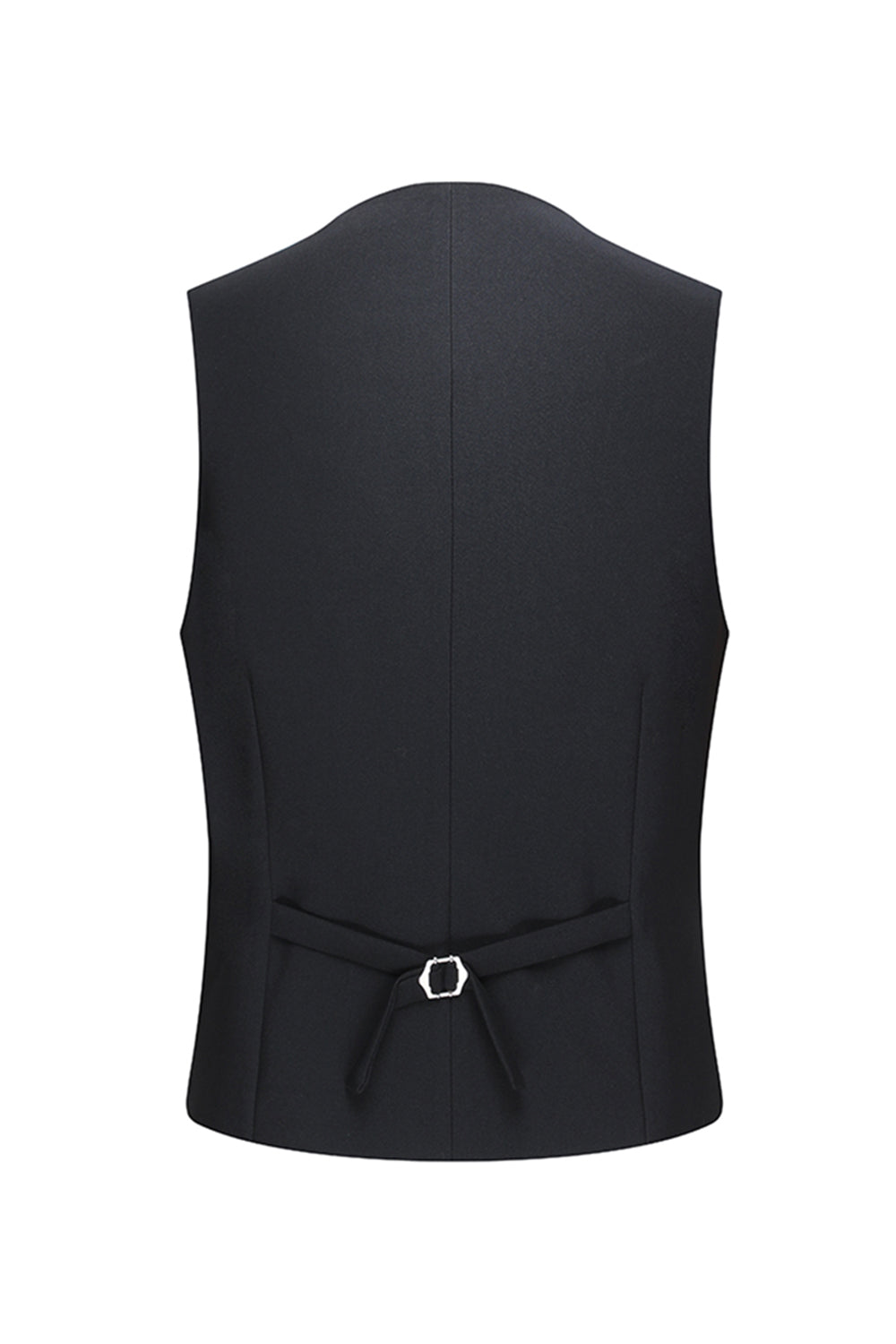 Svart Enknapps Sjal Kavajslag 3-delade Herrkostymer