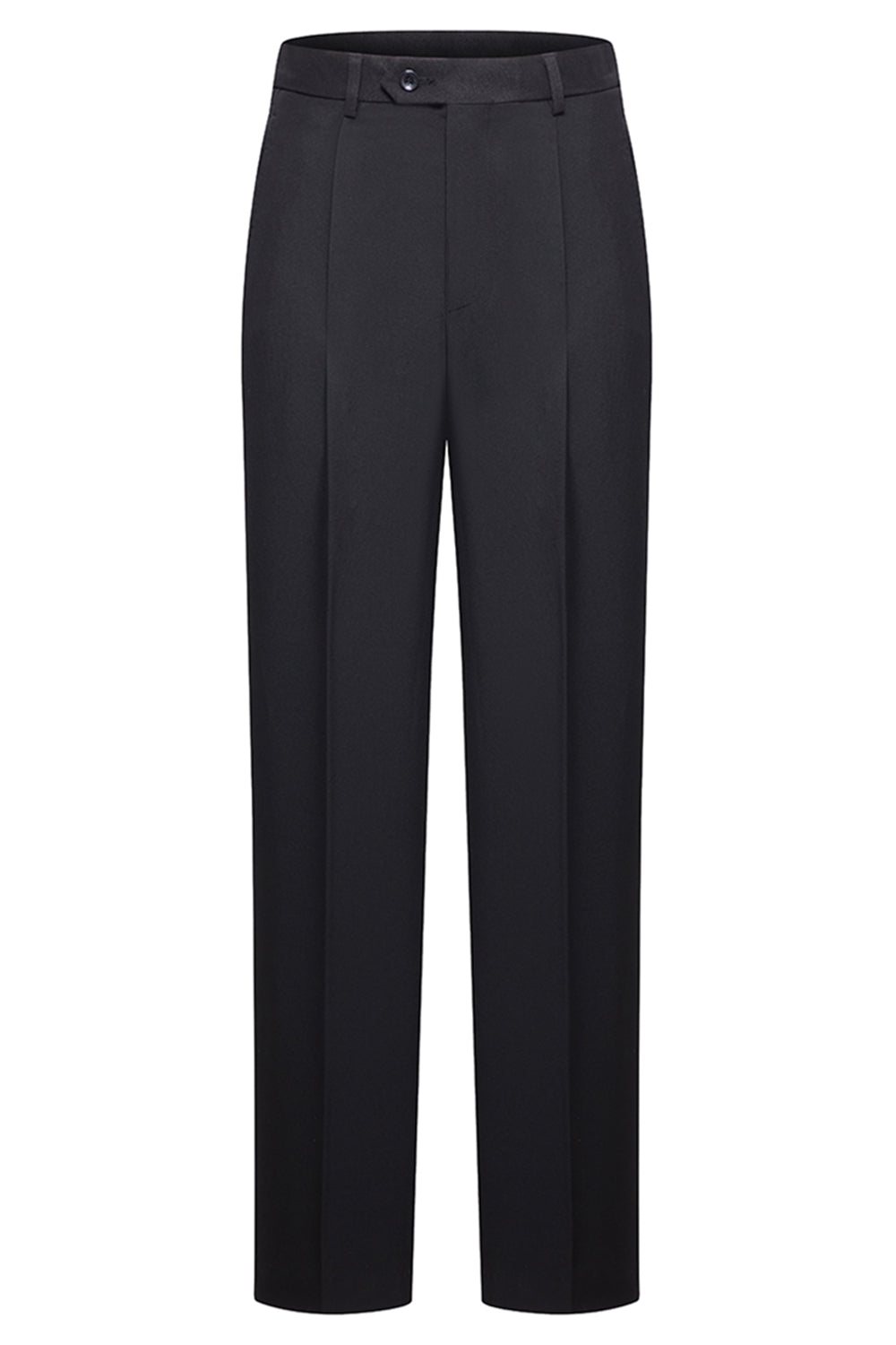 Svart Enknapps Sjal Kavajslag 3-delade Herrkostymer