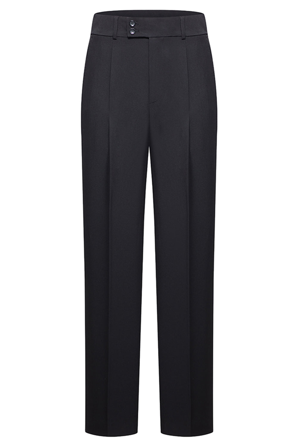 2 stycken enkelknäppta svarta slim fit mäns mandarin krage kostym