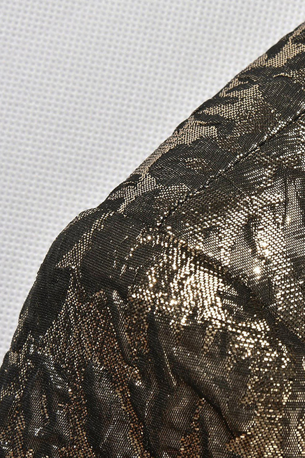 Glittrande gyllene sjal slag Balkavaj för män