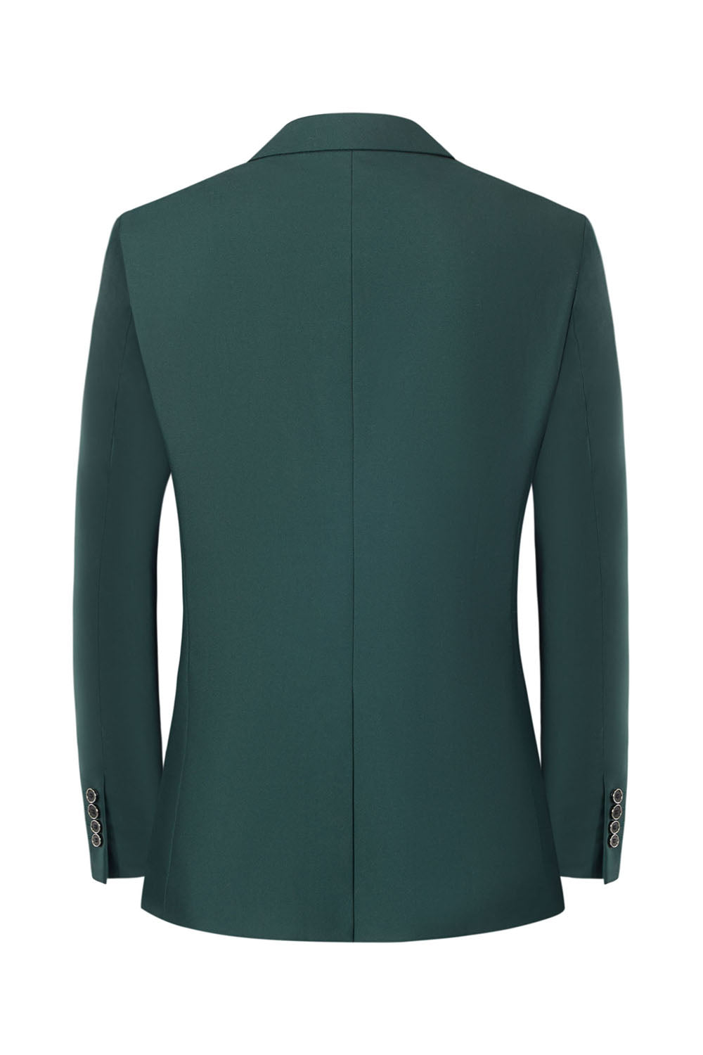 Mörkgröna 2-delad Skårade Kavajdräkter med smal passform för män