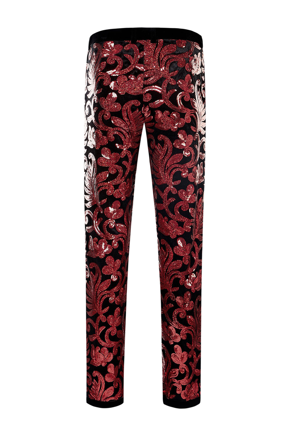 Royalblå Paljetter 2 Stycken Kostymer Herr