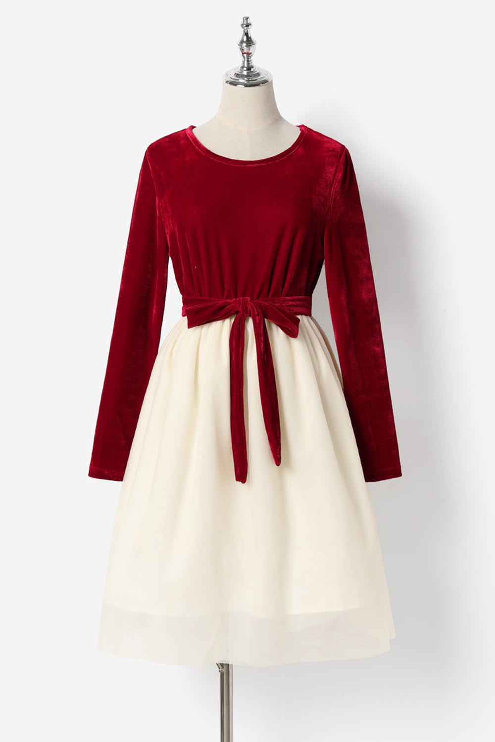 Röd Rutig Långärmad Semester Familj Matchande Kläder