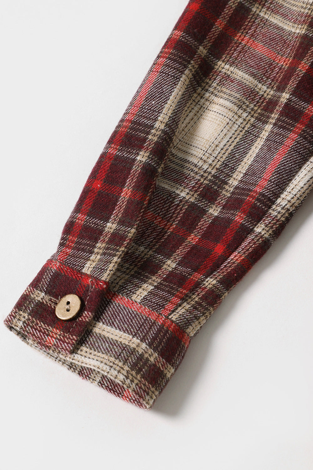 Röd Rutig Långärmad Semester Familj Matchande Kläder