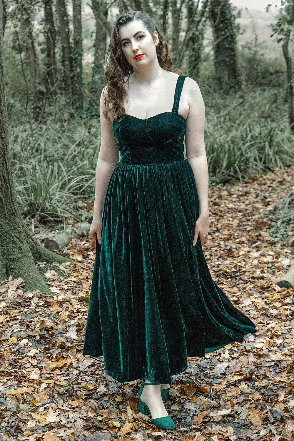 Flash Försäljning Cocktail Festklänning i Sammet(1 st - slumpmässig stil och färg)