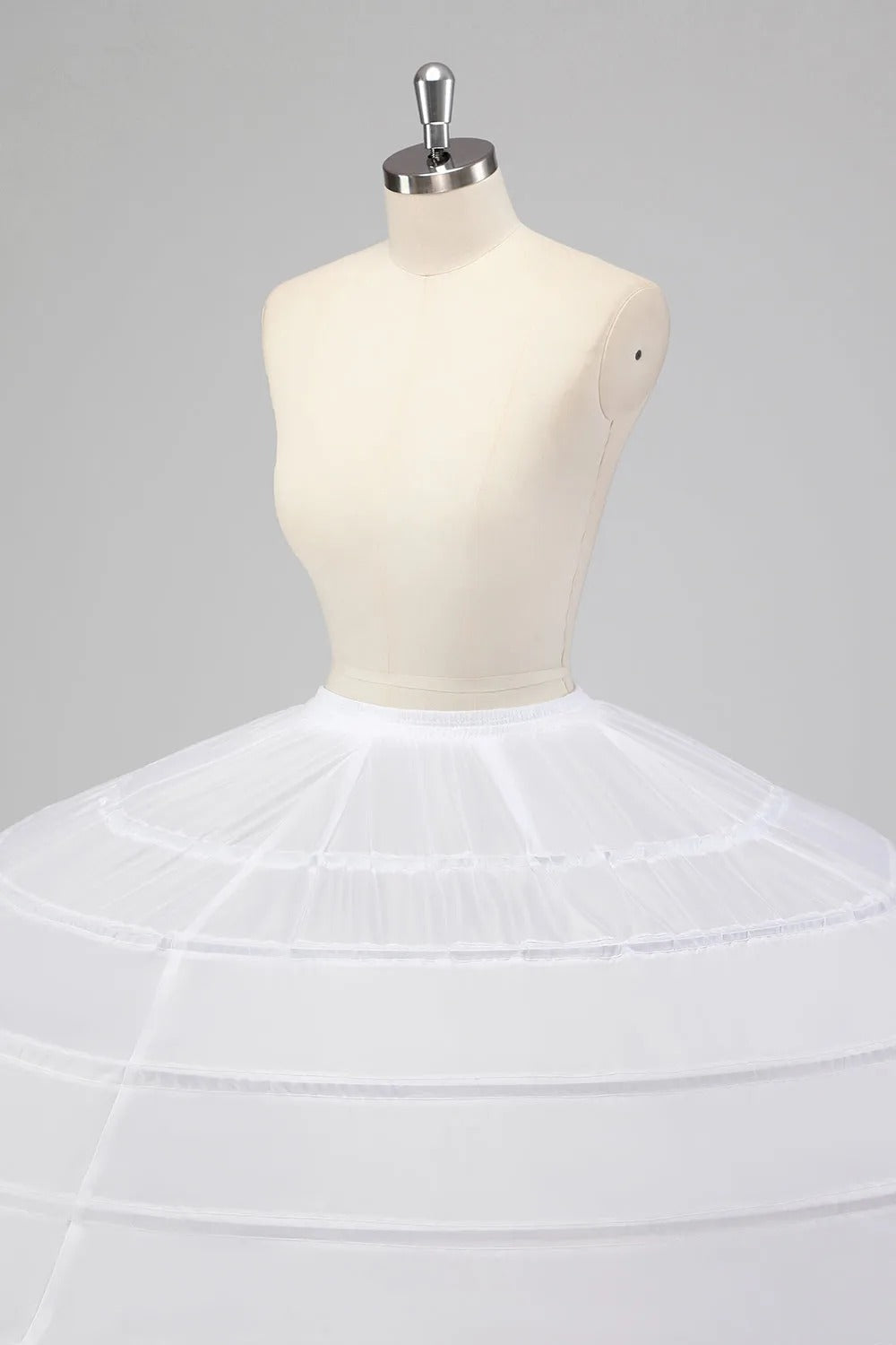 10 Hoop Tyll Balklänning Underkjol Golvlång Krinolin Underkjol för Quinceanera Klänning