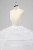 10 Hoop Tyll Balklänning Underkjol Golvlång Krinolin Underkjol för Quinceanera Klänning