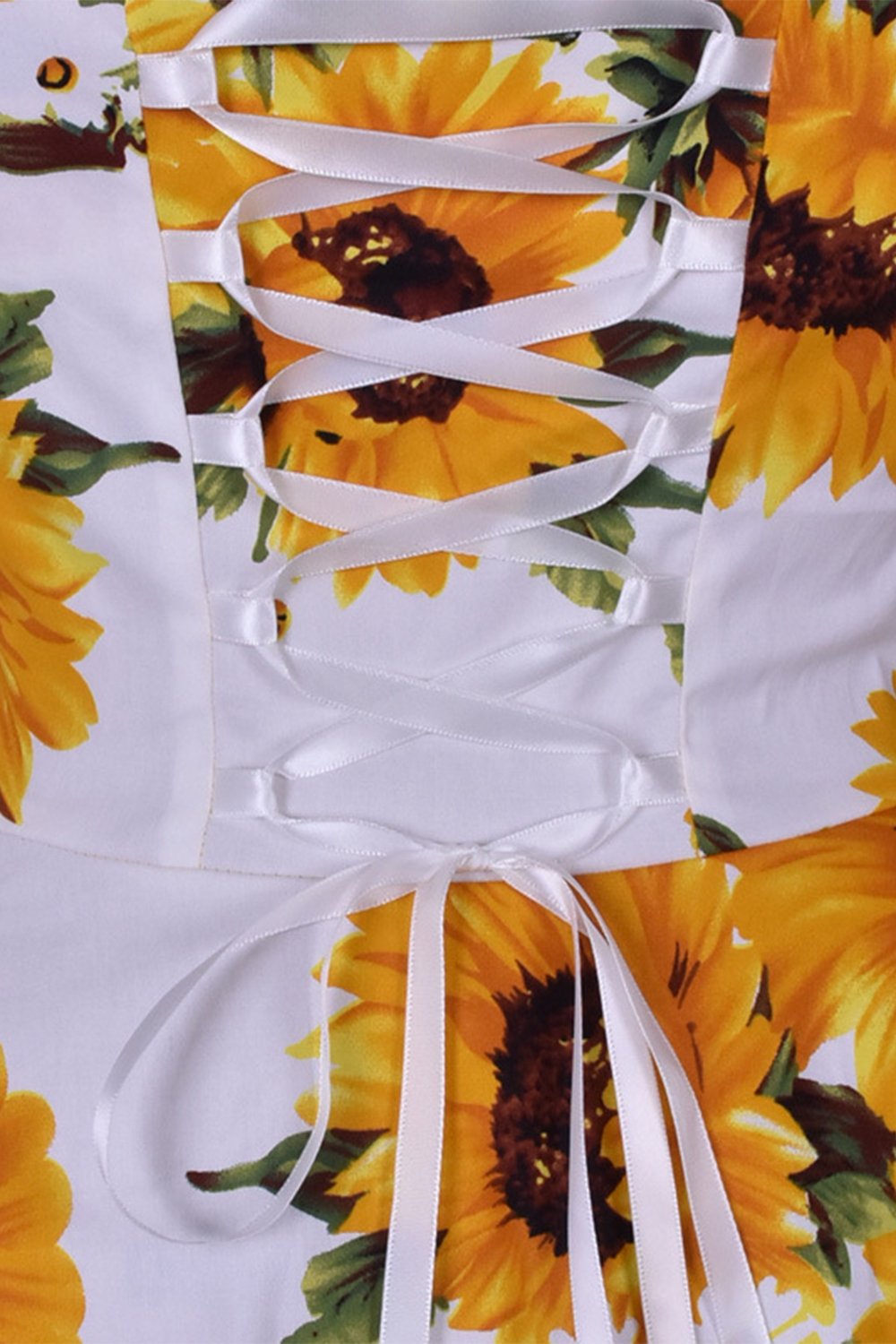 Halter tryckt 1950-talet Pin Up Dress