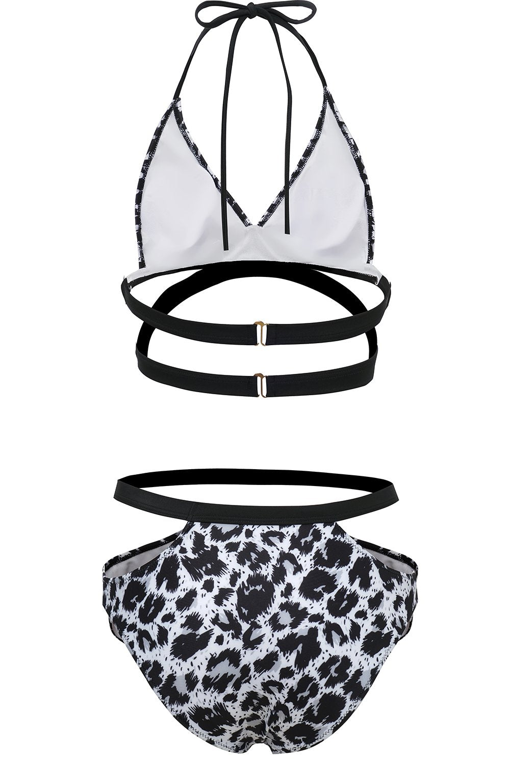 Vit leopard push up bikini