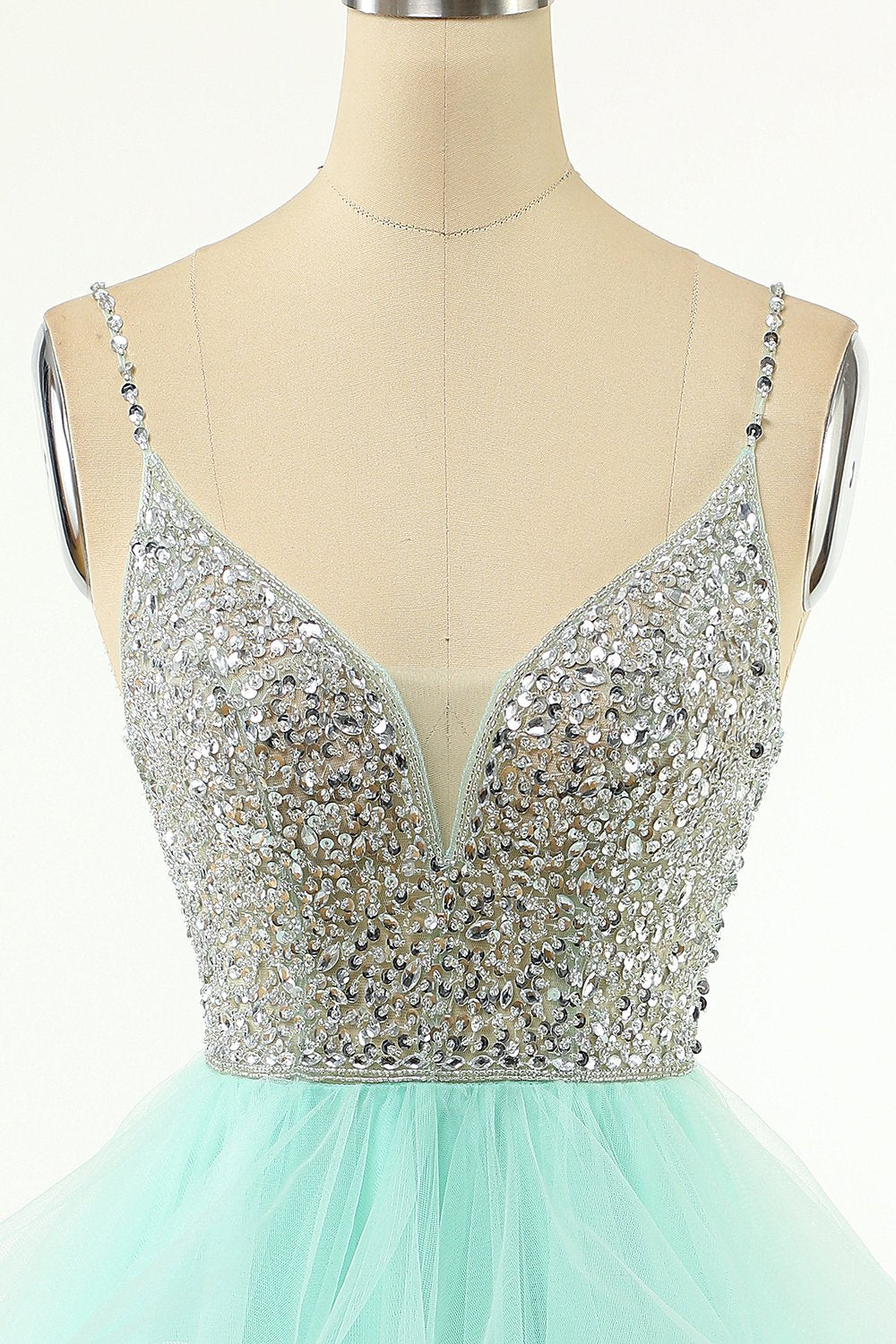 Rosa pärlde kort hemkomstklänning