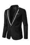 Rosa hackad Lapel Men Prom Blazer