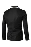 Rosa hackad Lapel Men Prom Blazer