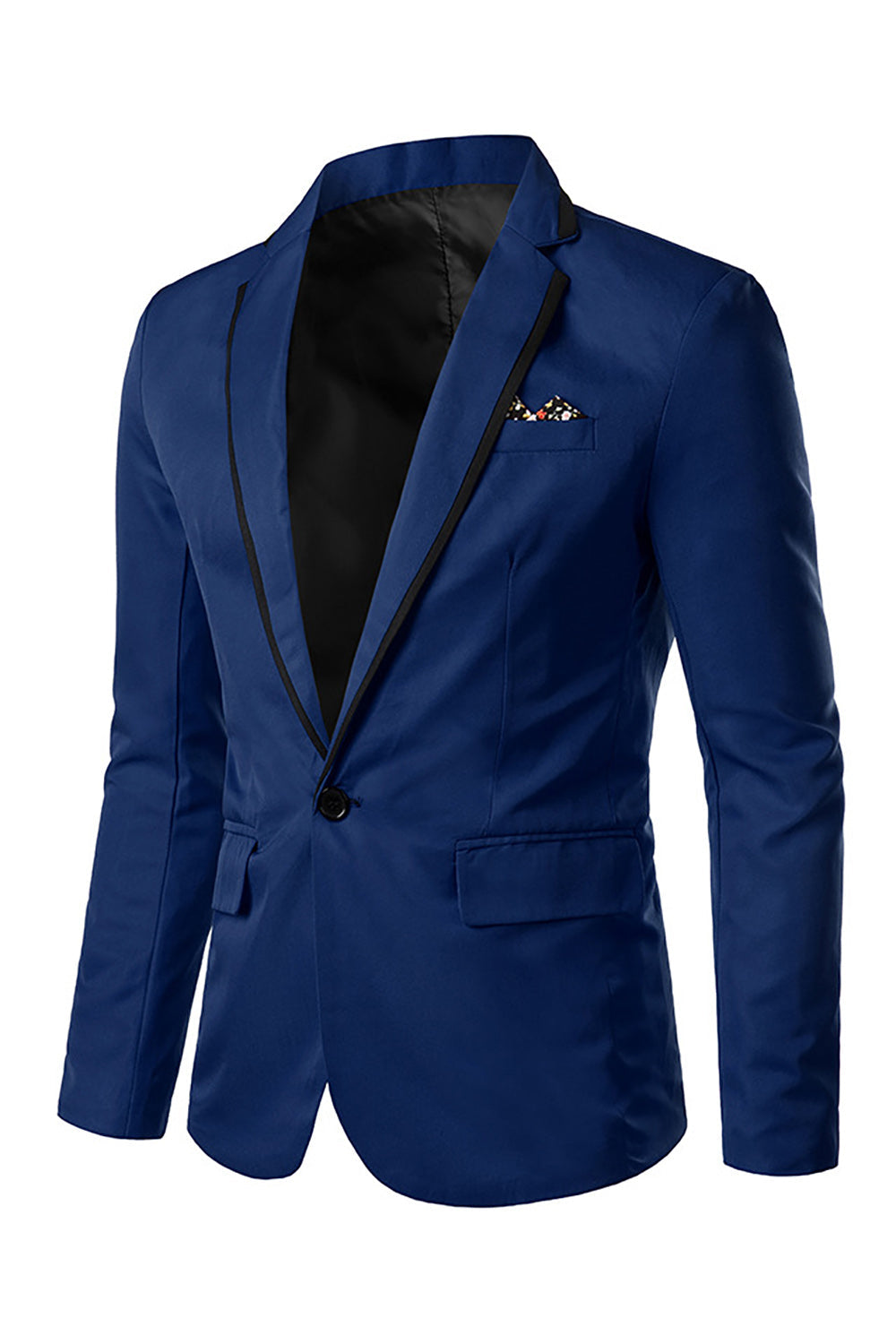 Rosa hackad Lapel Men Prom Blazer