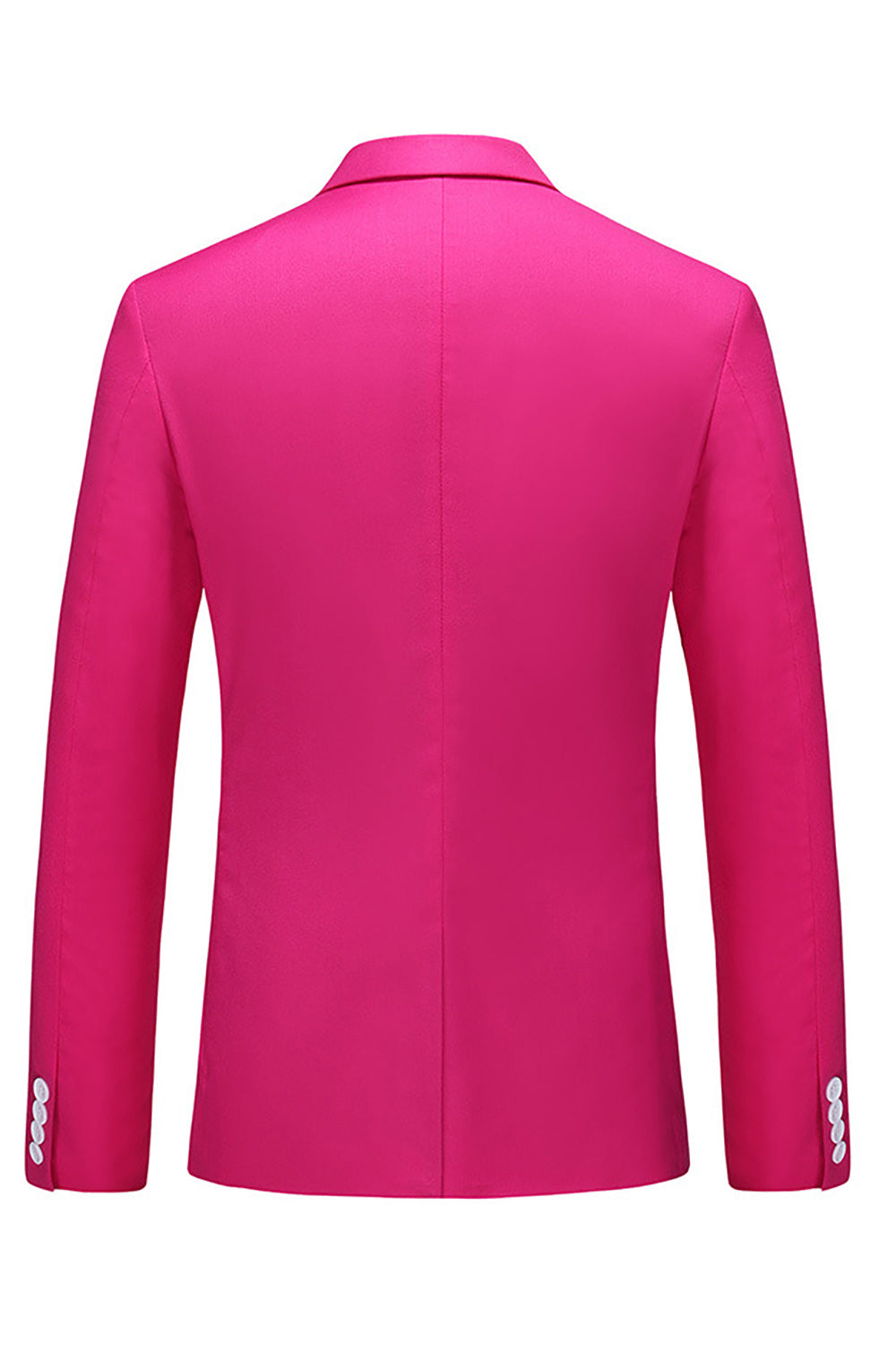 Hot Pink Dubbelknäppt 2 Piece Prom Men Suits