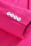 Hot Pink Dubbelknäppt 2 Piece Prom Men Suits