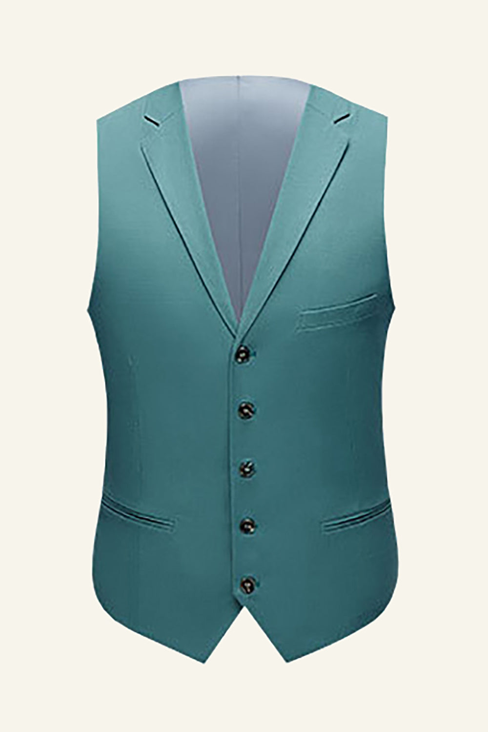 Mynta 3 stycken hackade lapel män baldräkter