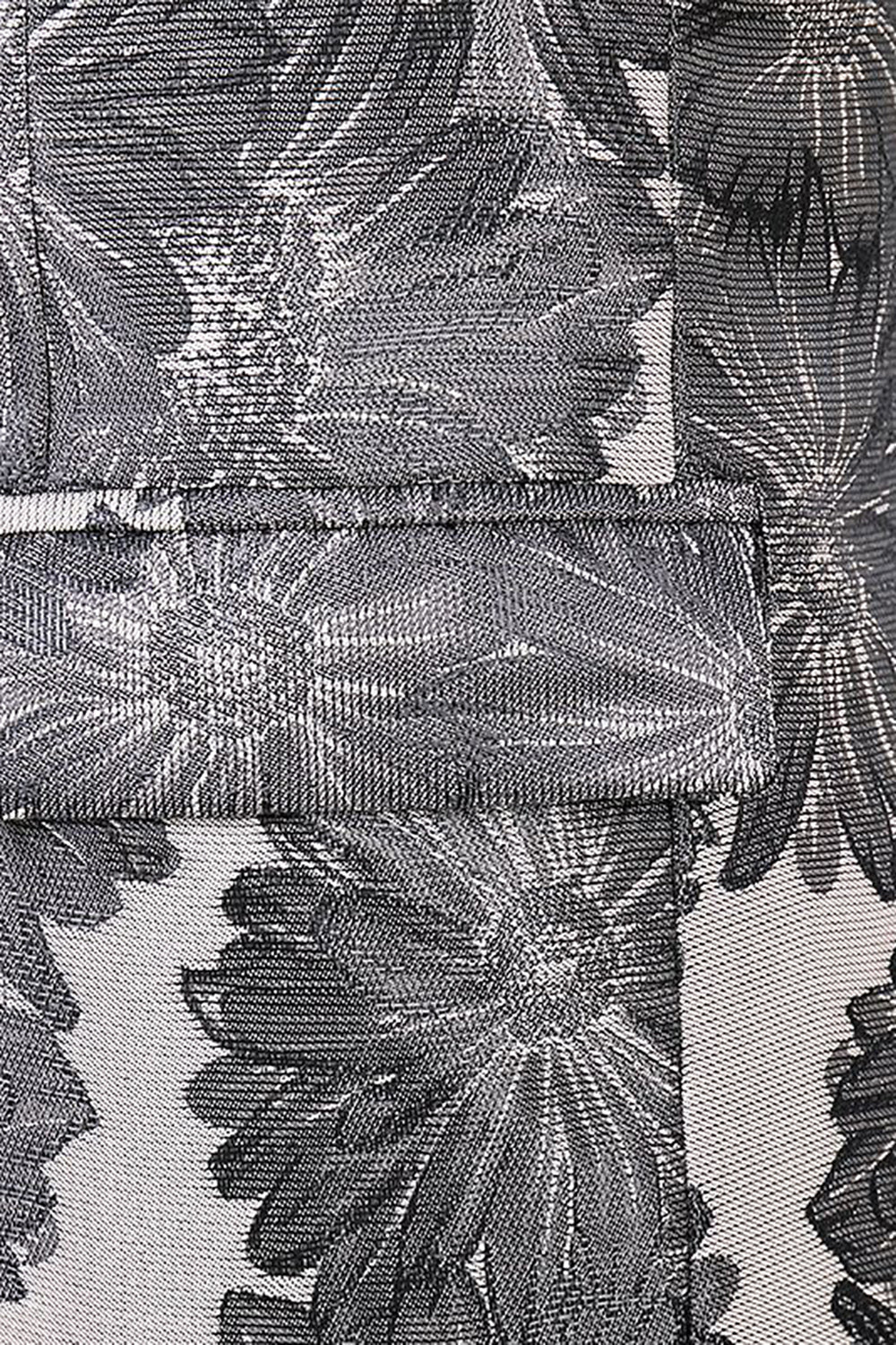 Grå Silver Jacquard Peak Lapel Herrbal kavaj