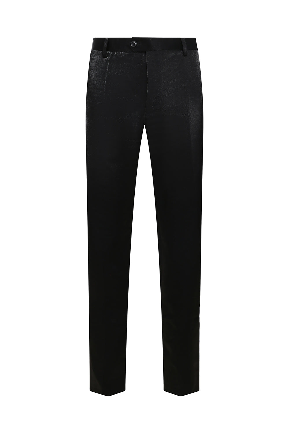 Svart Peak Slag 2-delad Herr Sammets Baldräkter