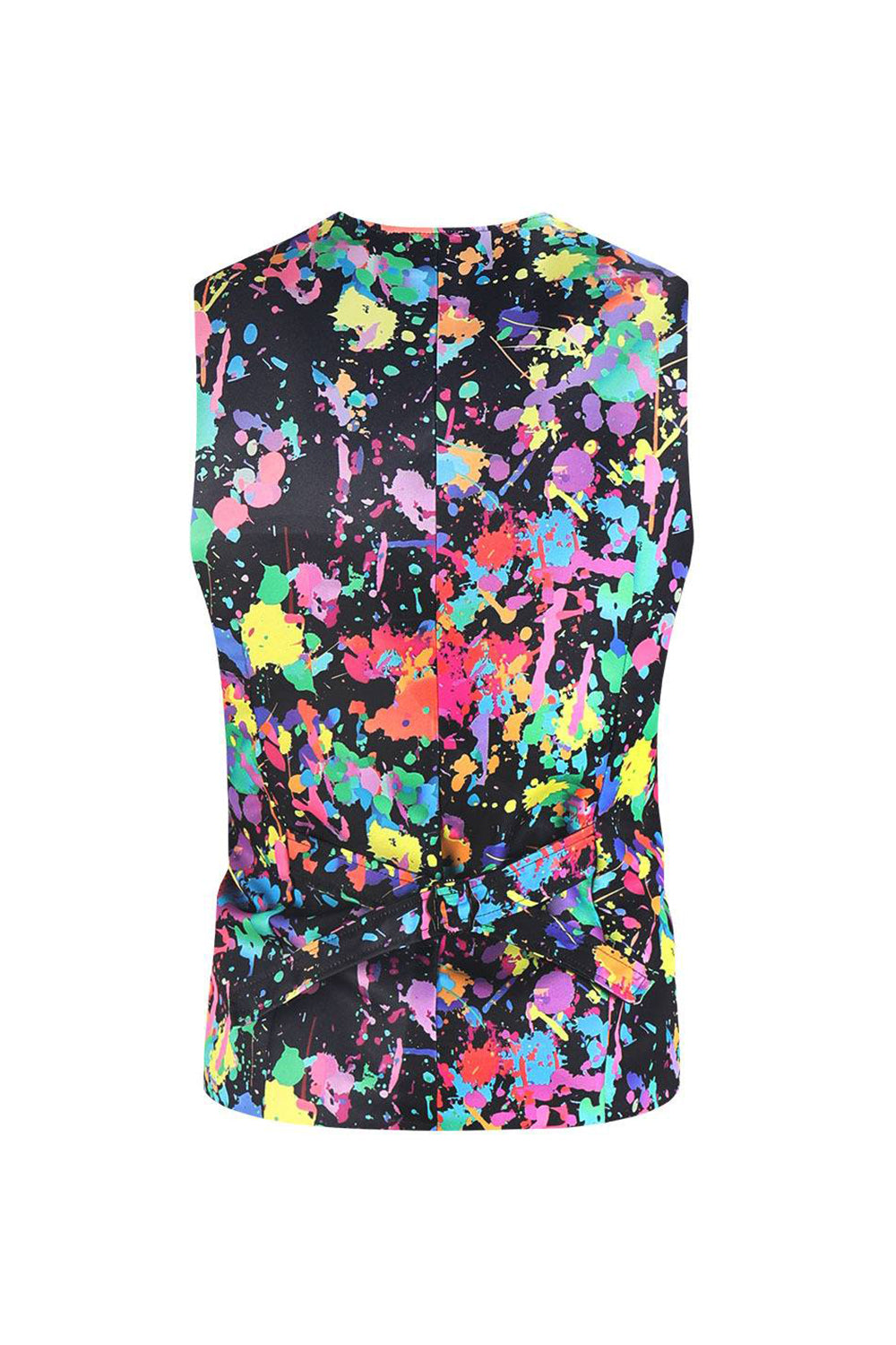 Mäns Christams Tryckta färgglada 3-delade partydräkter med en knapp