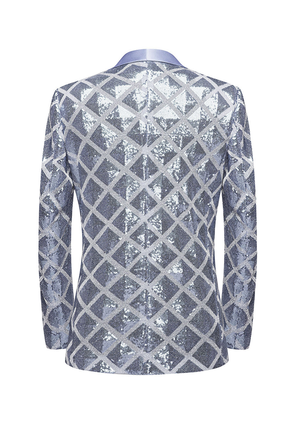 Sjal Kavajslag En knapp Röd Paljetter Balkavaj för män